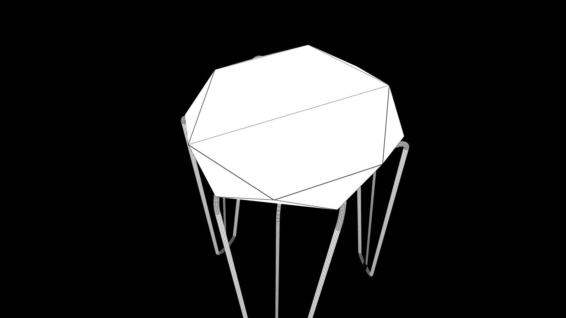 high chair 3D model_7