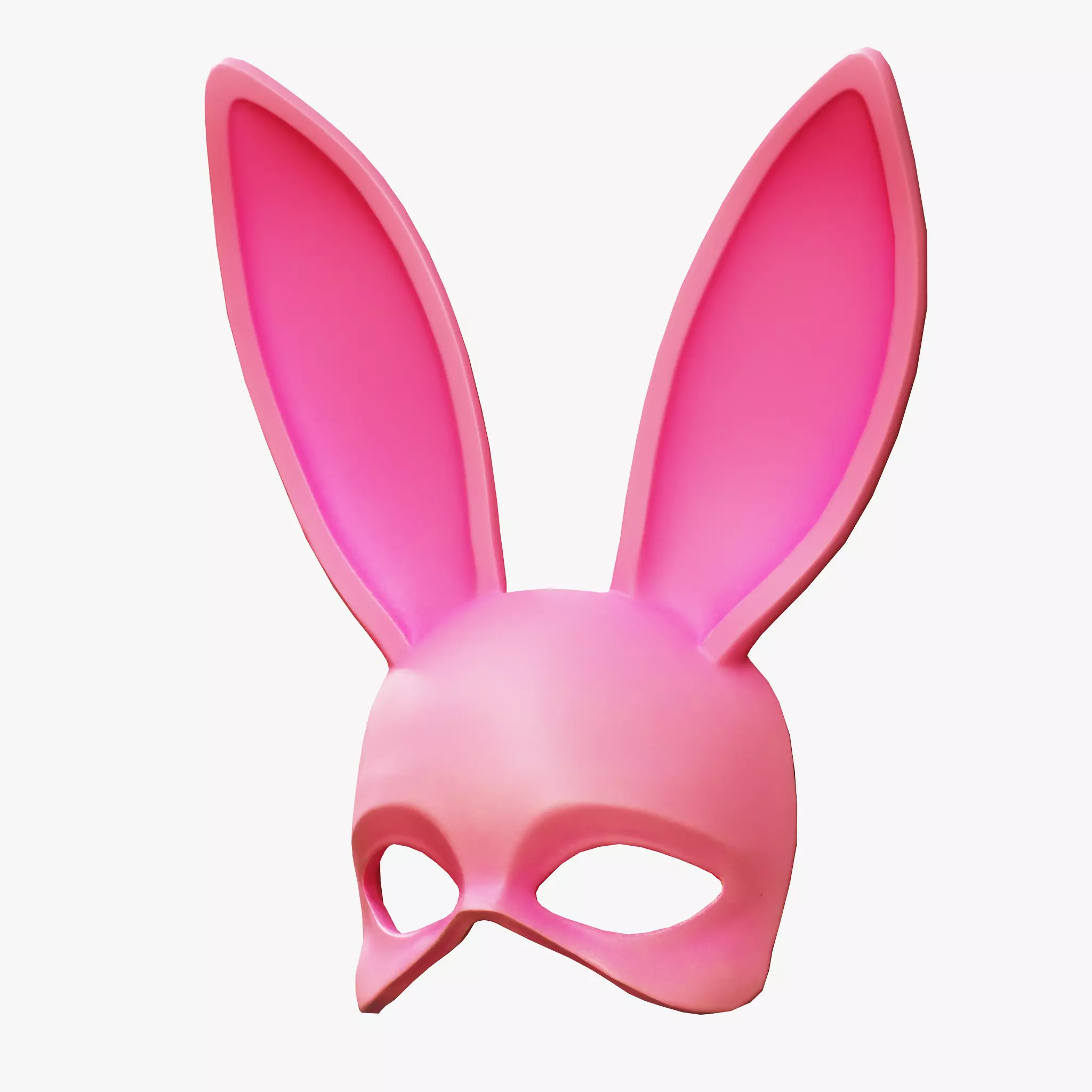 Rabbit Mask Low-poly 3D model_0