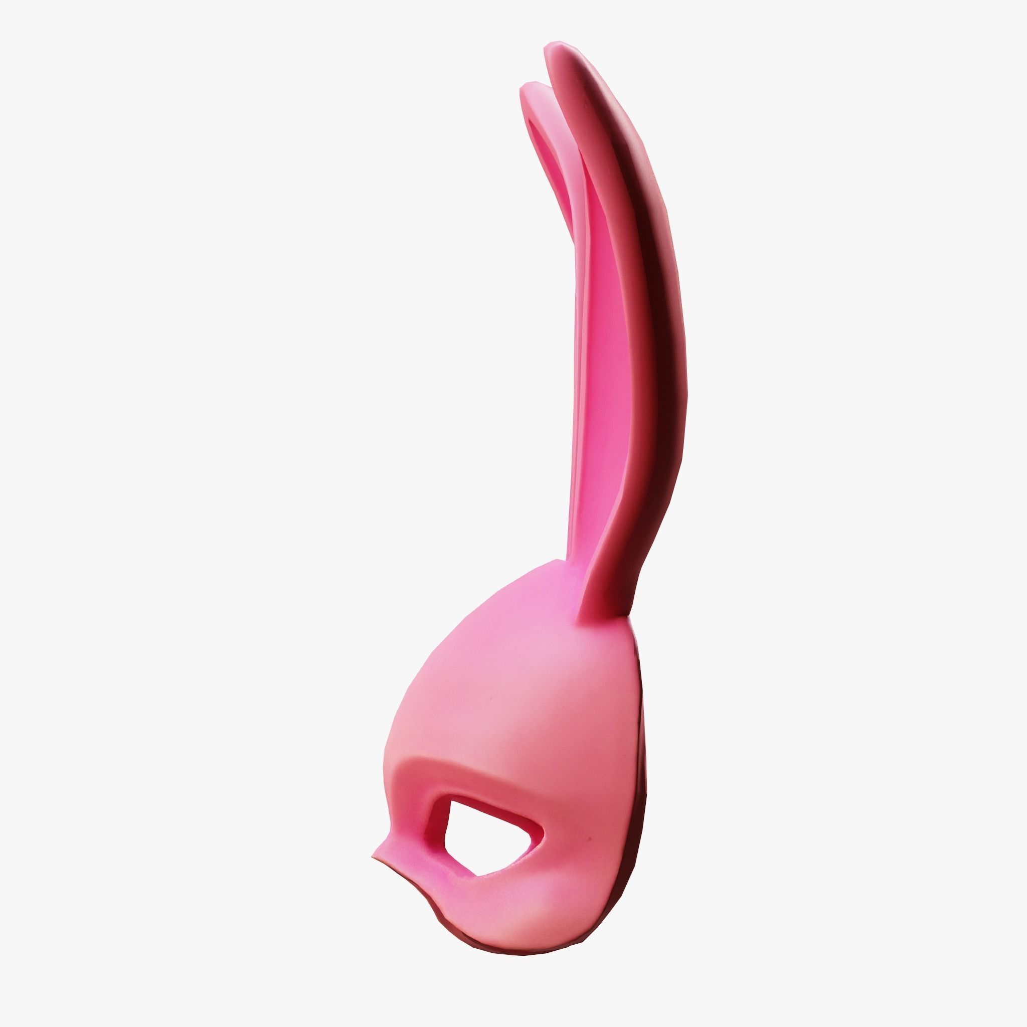Rabbit Mask Low-poly 3D model_4
