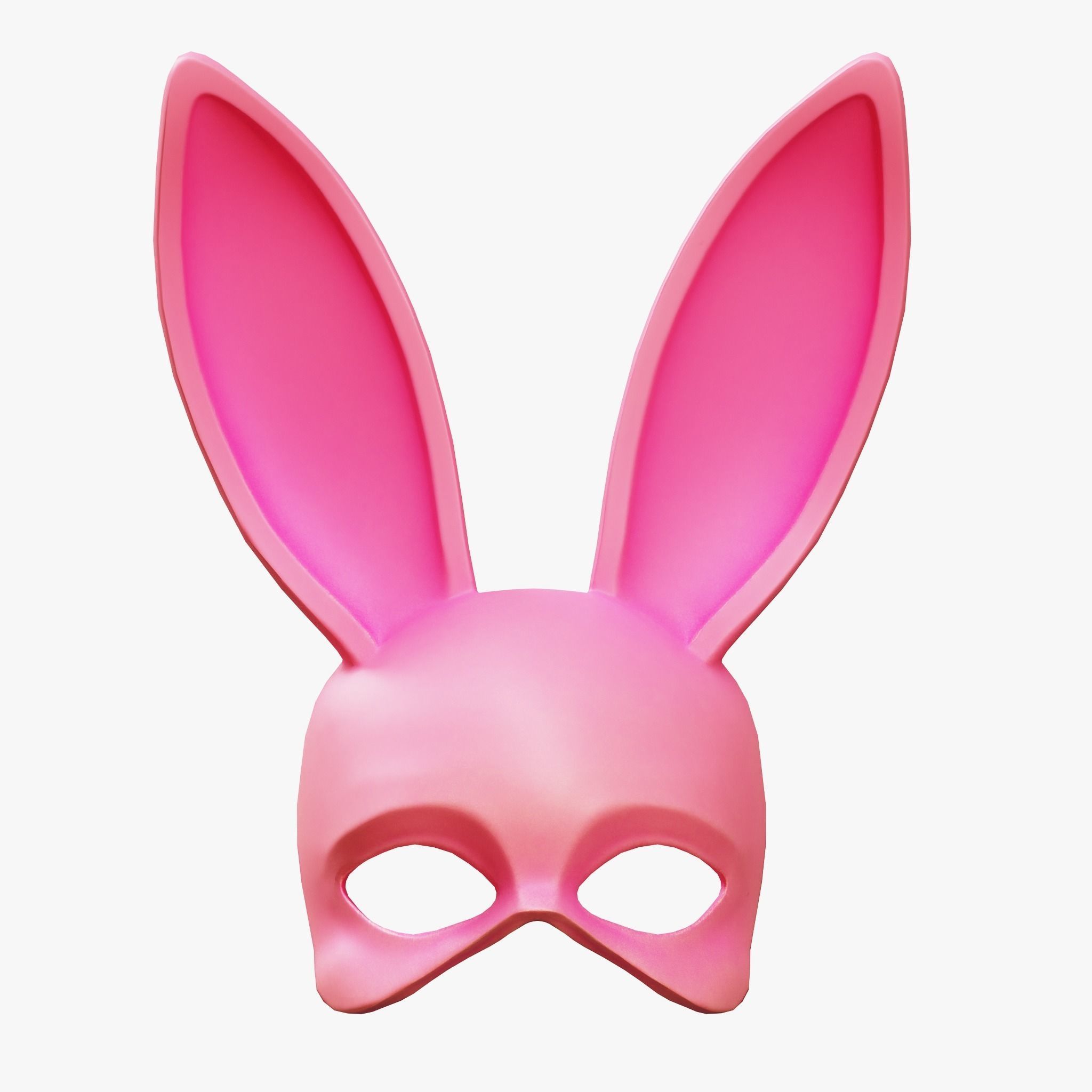 Rabbit Mask Low-poly 3D model_1