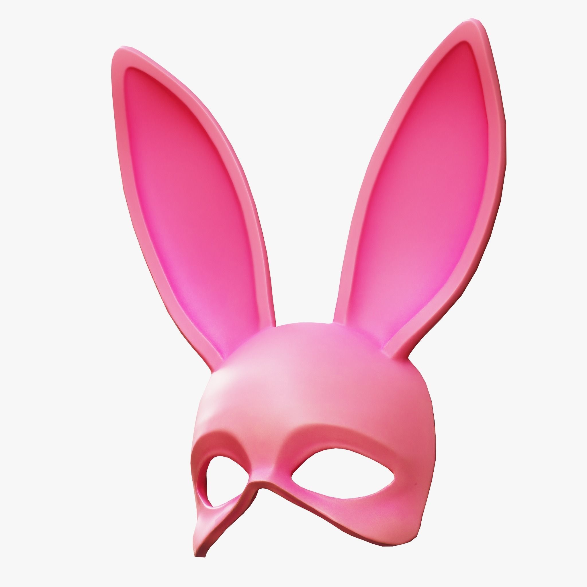 Rabbit Mask Low-poly 3D model_3