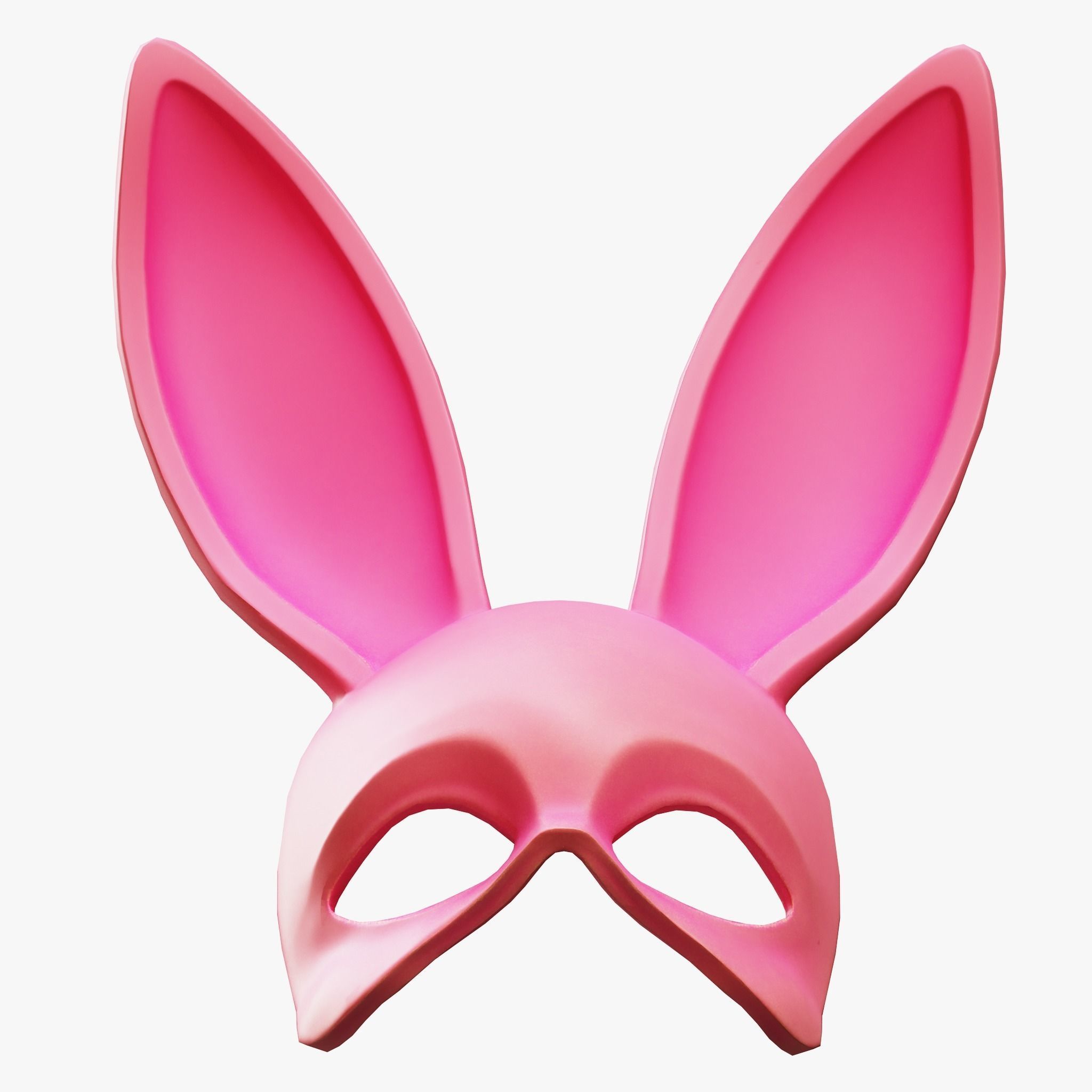 Rabbit Mask Low-poly 3D model_5