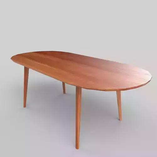 table Low-poly 3D model
