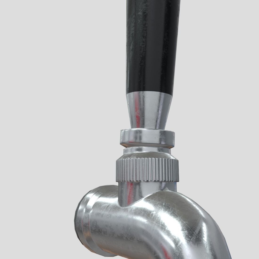 Beer Tap Faucet 2 Low-poly 3D model_13