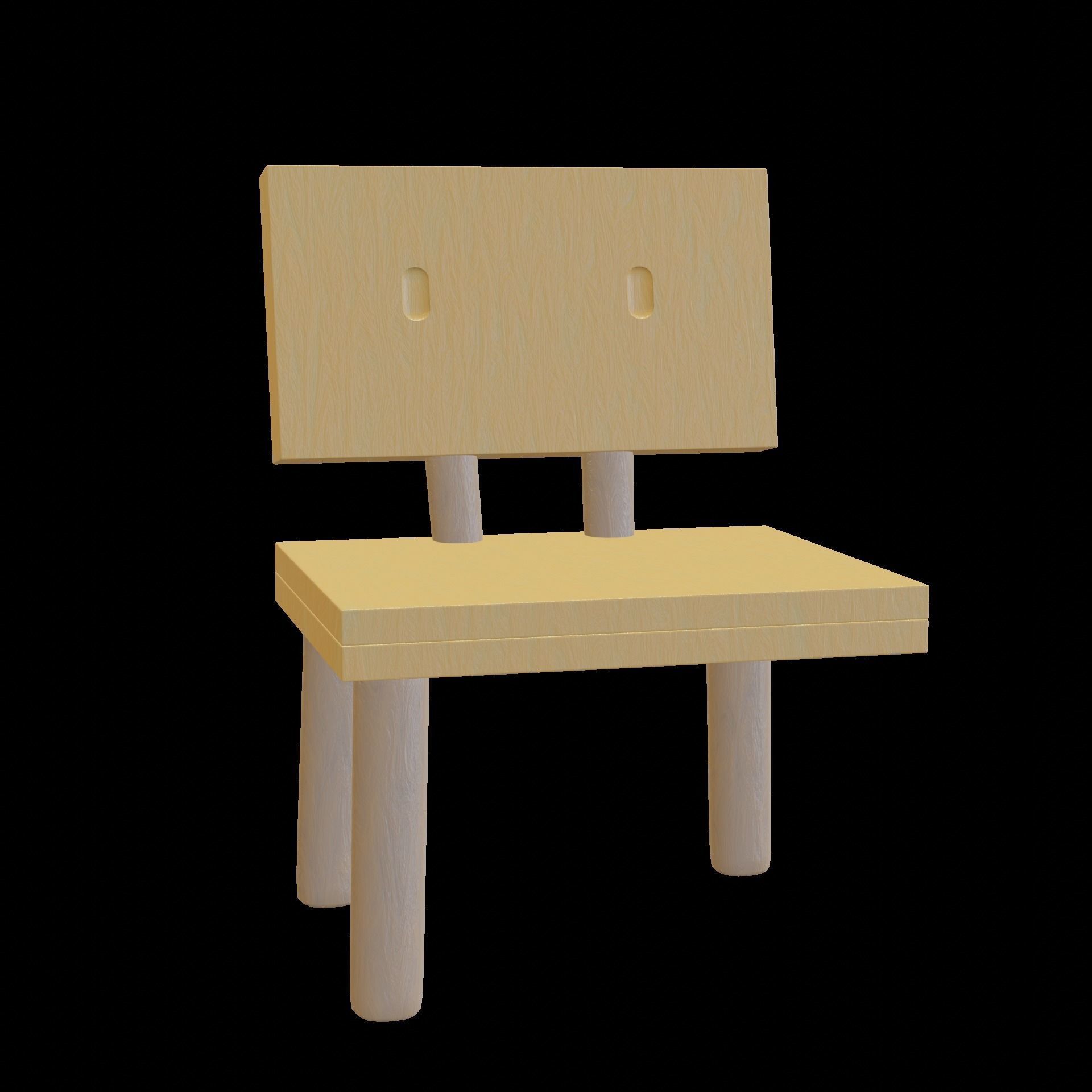 Suzume Chair -  Souta Munakata  3D model_5