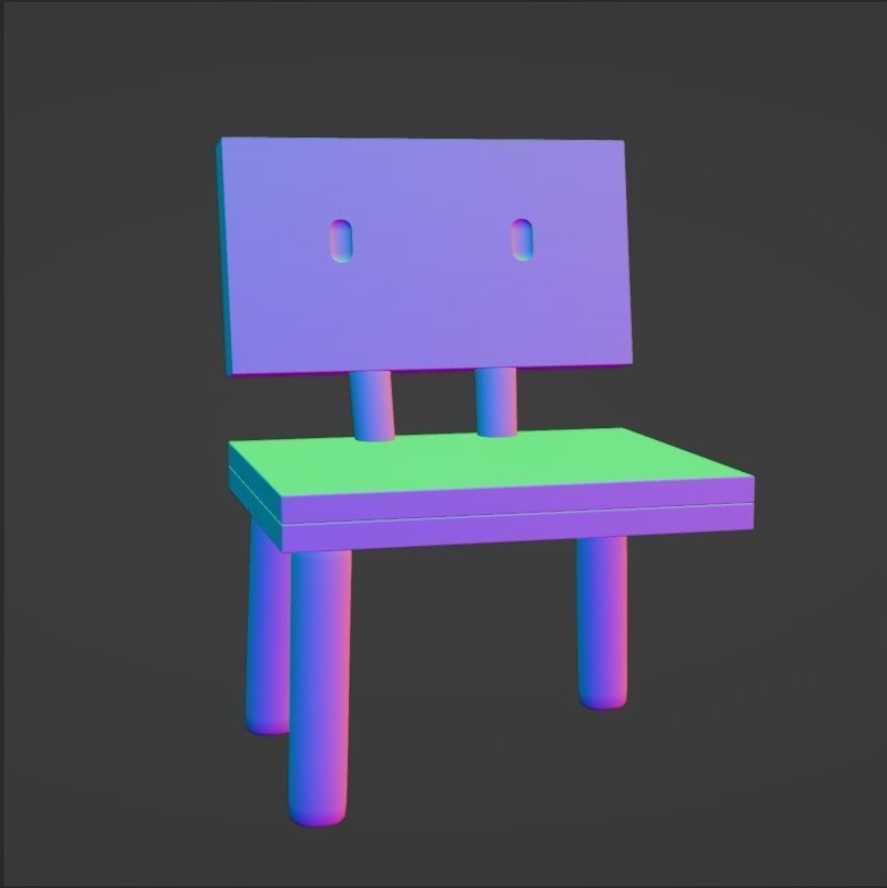 Suzume Chair -  Souta Munakata  3D model_1