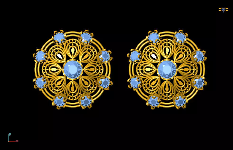 3d Ring Jewelry Models bulk 3D cad cam Free 3D print model