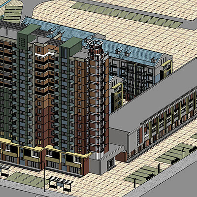 2004-05-25 hai jing yan jie lou 3D model_4