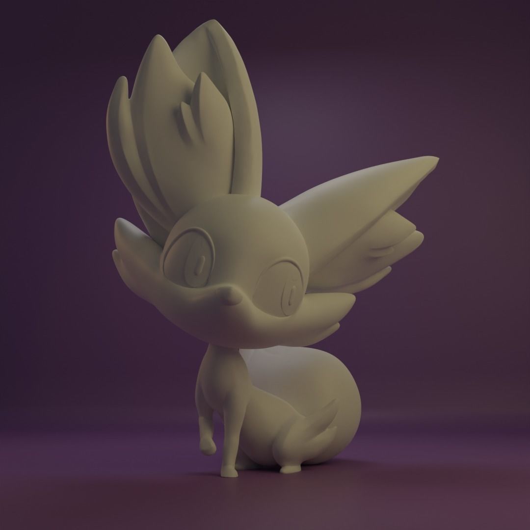 Pokemon fennekin 3D model 3D printable | CGTrader
