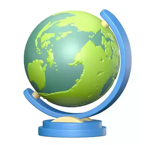 World Sphere 3D model