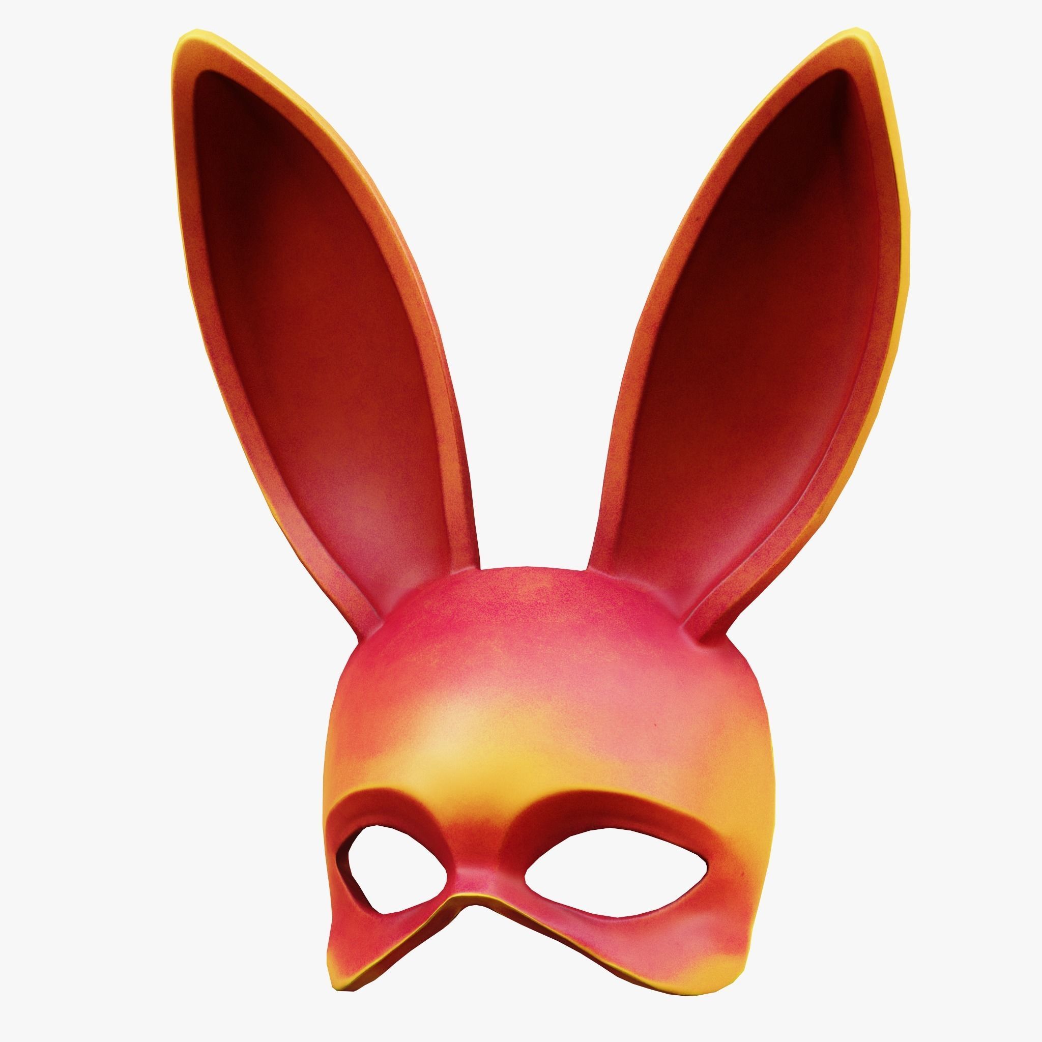 Rabbit Mask Pack Low-poly 3D model_3