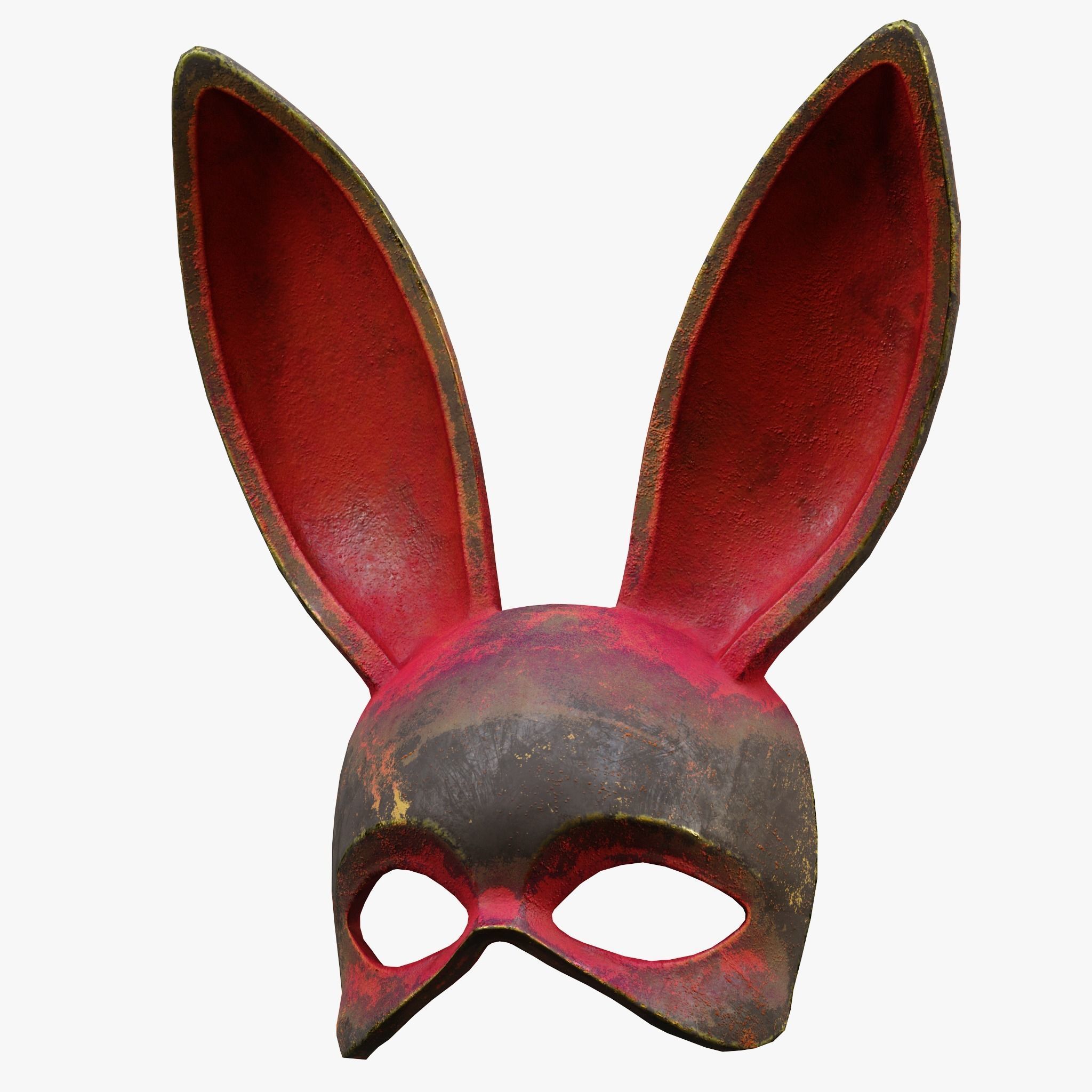 Rabbit Mask Pack Low-poly 3D model_4