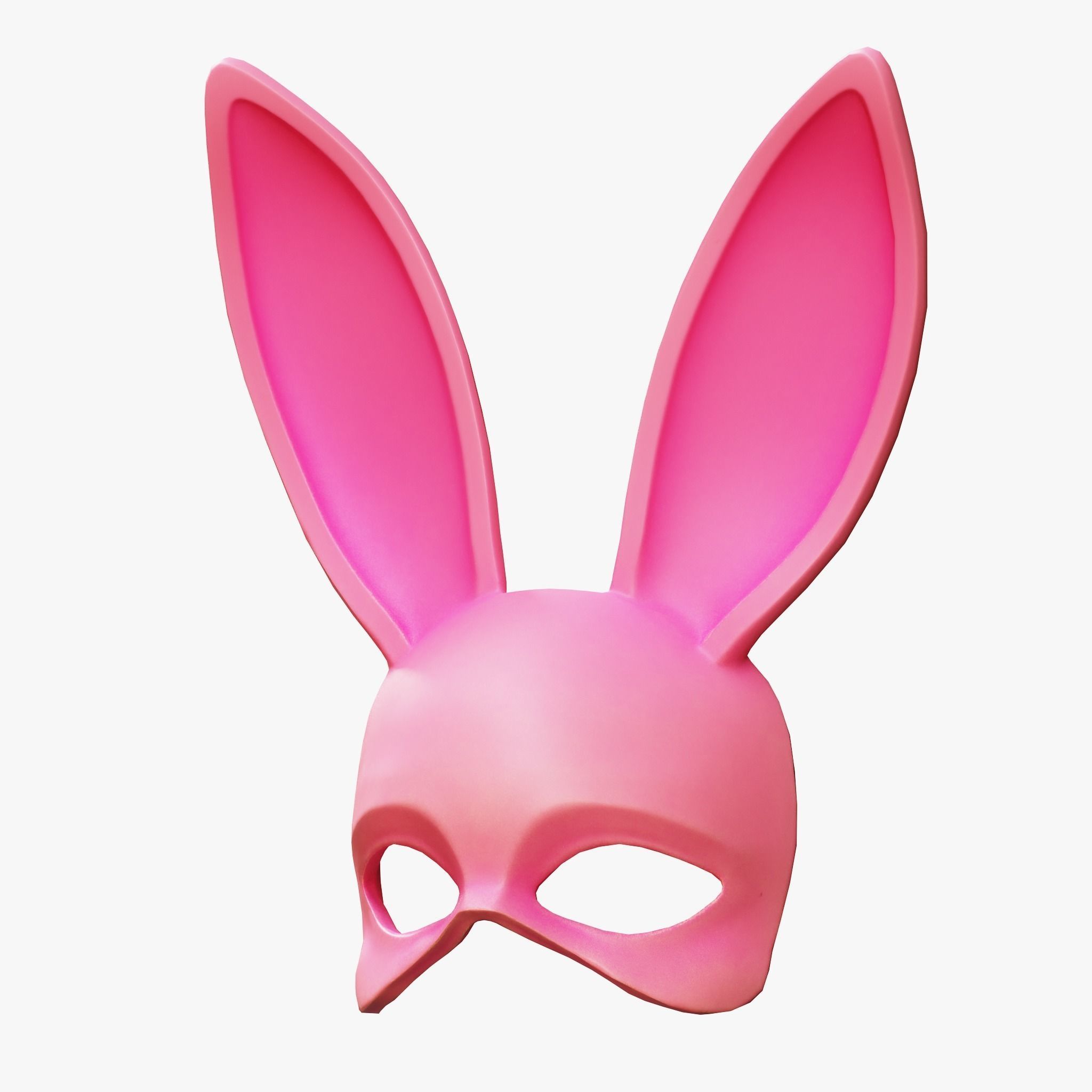 Rabbit Mask Pack Low-poly 3D model_2