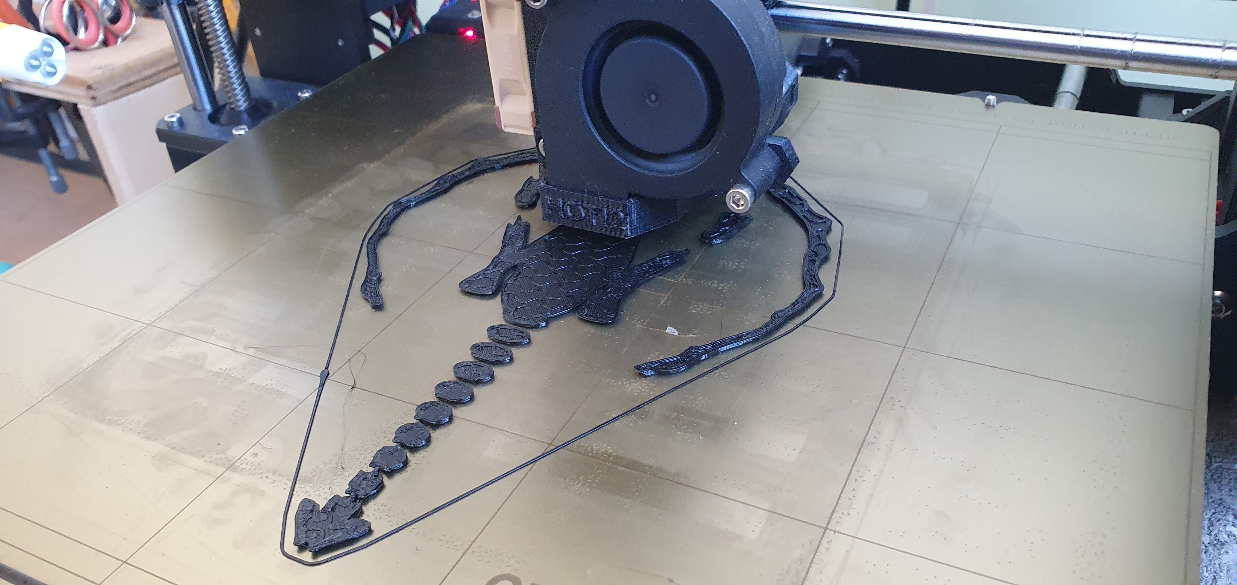Articulated Dragon Uriel 3D print model_2