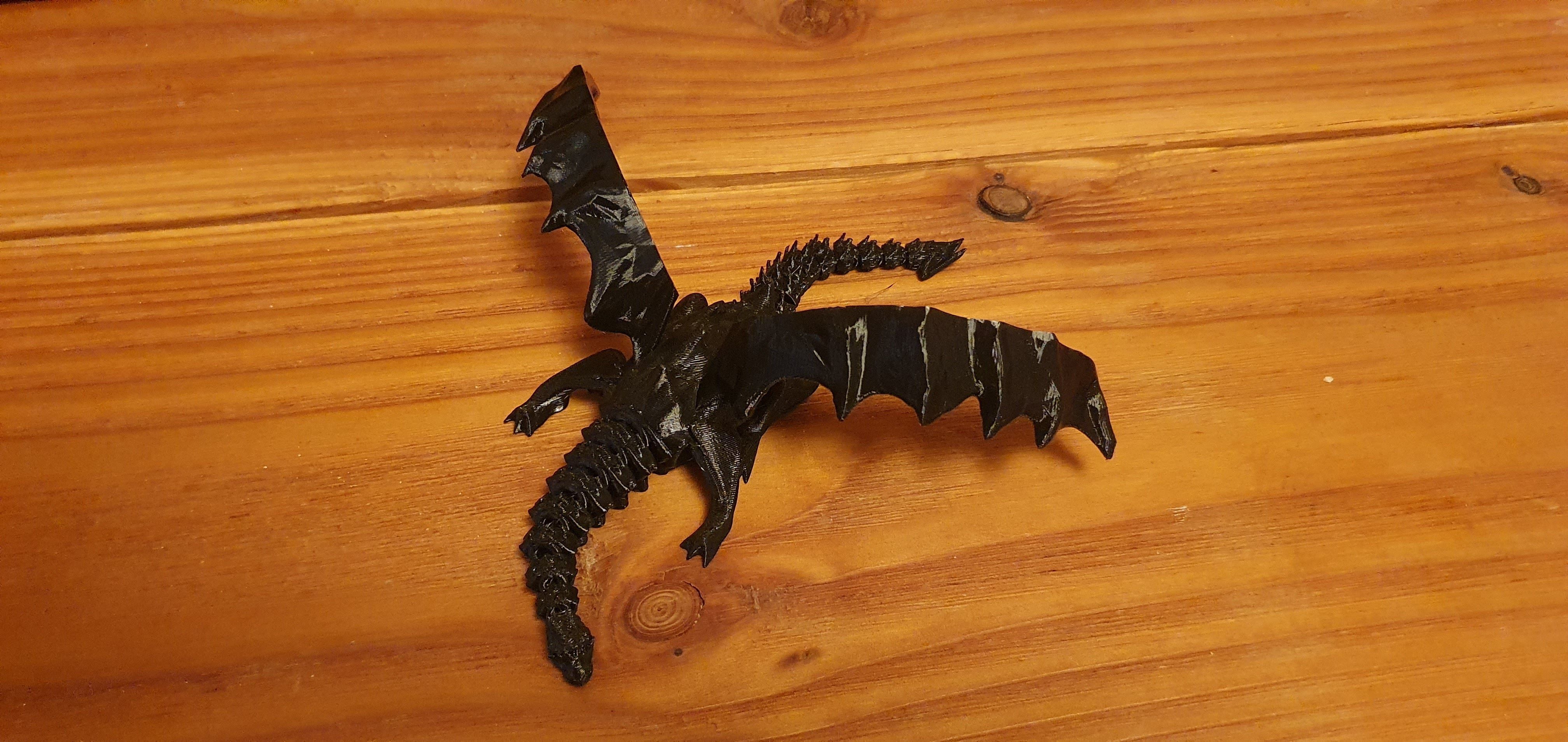Articulated Dragon Uriel 3D print model_7