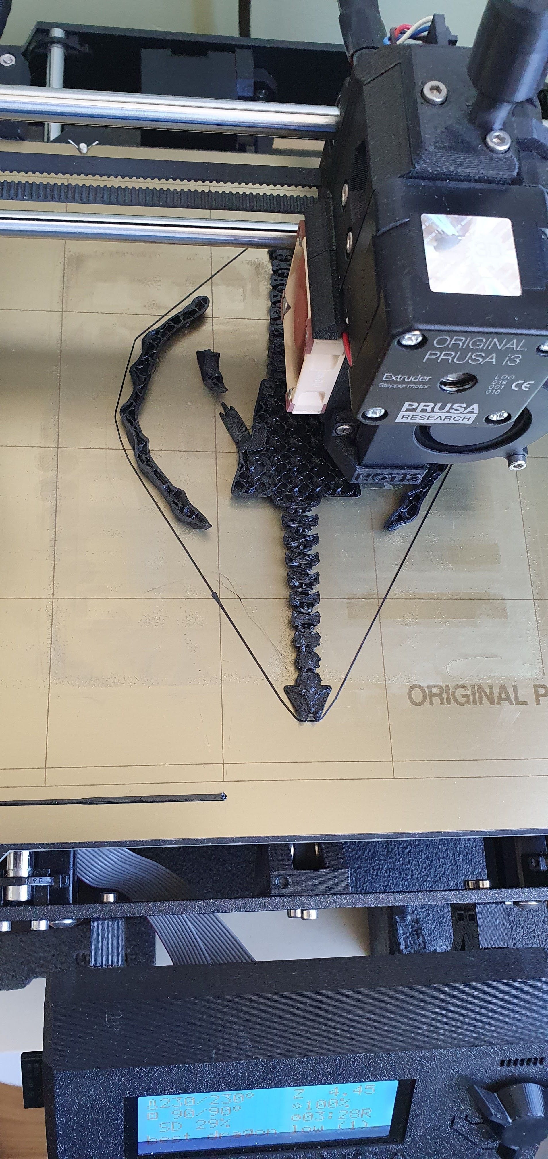 Articulated Dragon Uriel 3D print model_4