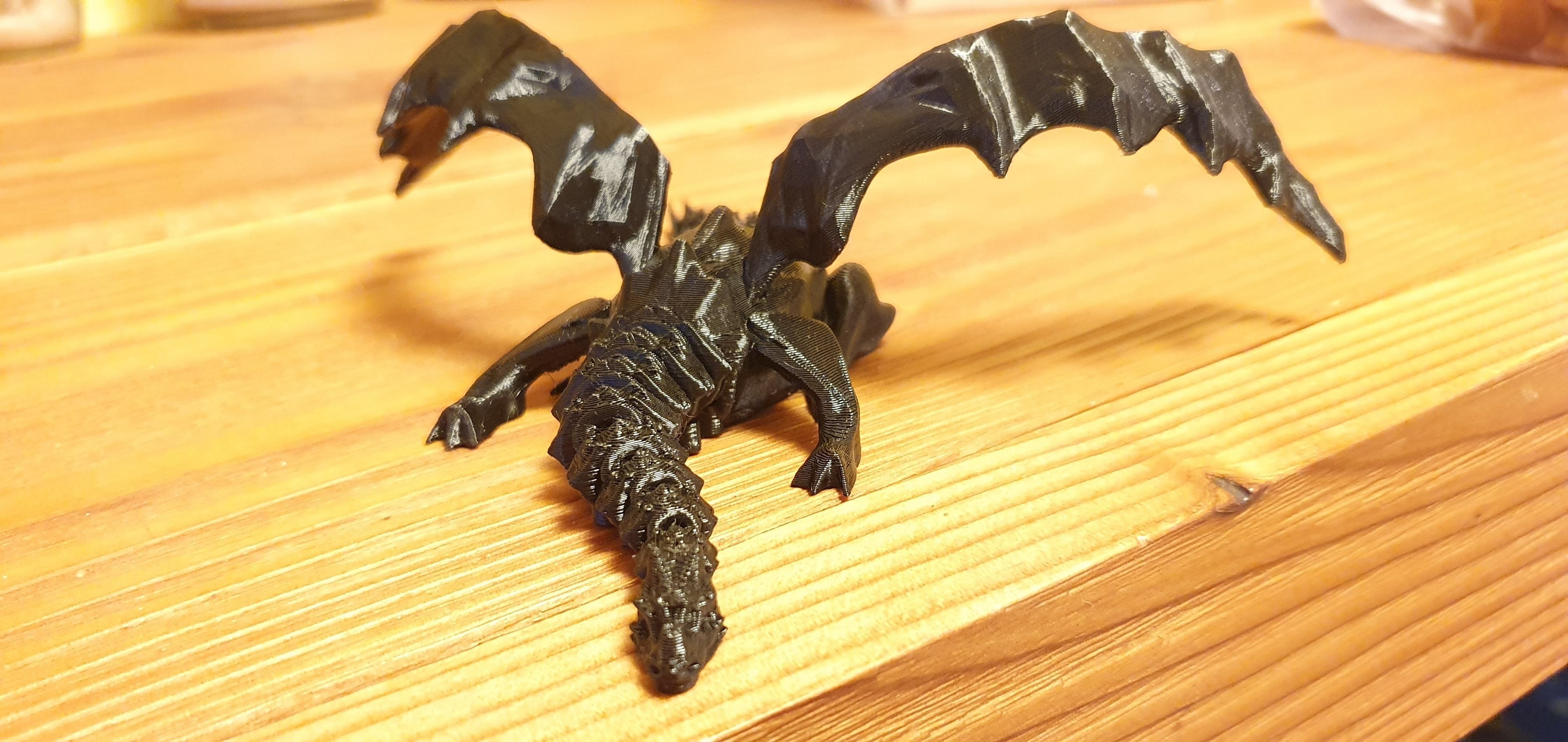 Articulated Dragon Uriel 3D print model_8