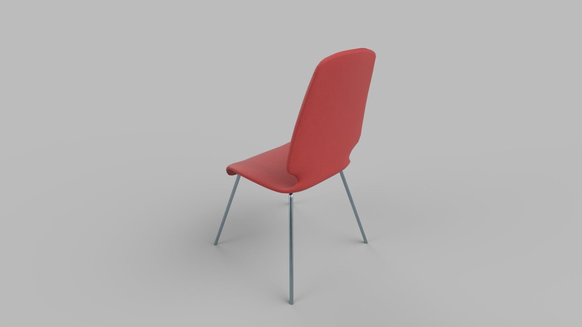 chair Low-poly 3D model_4