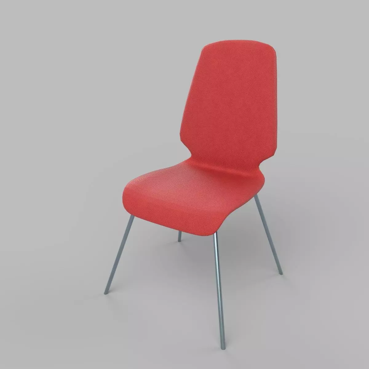 chair Low-poly 3D model_0