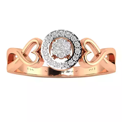Women Wedding Engagement Ring STL OBJ FBX Renders Details 3D print model