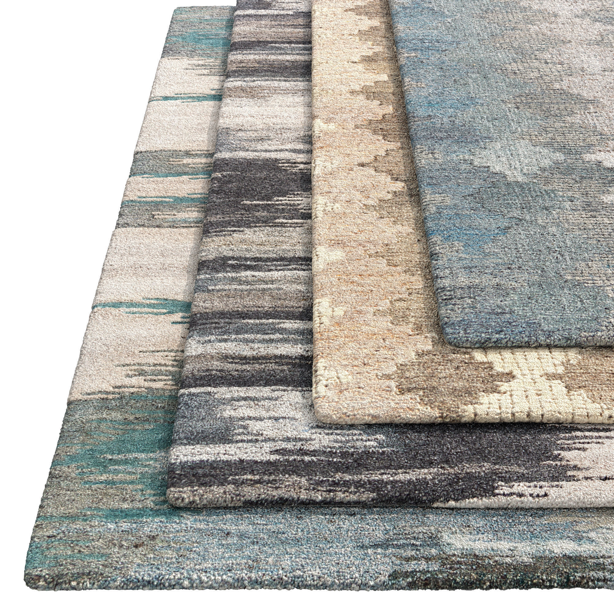 Montclair rug 3D model | CGTrader