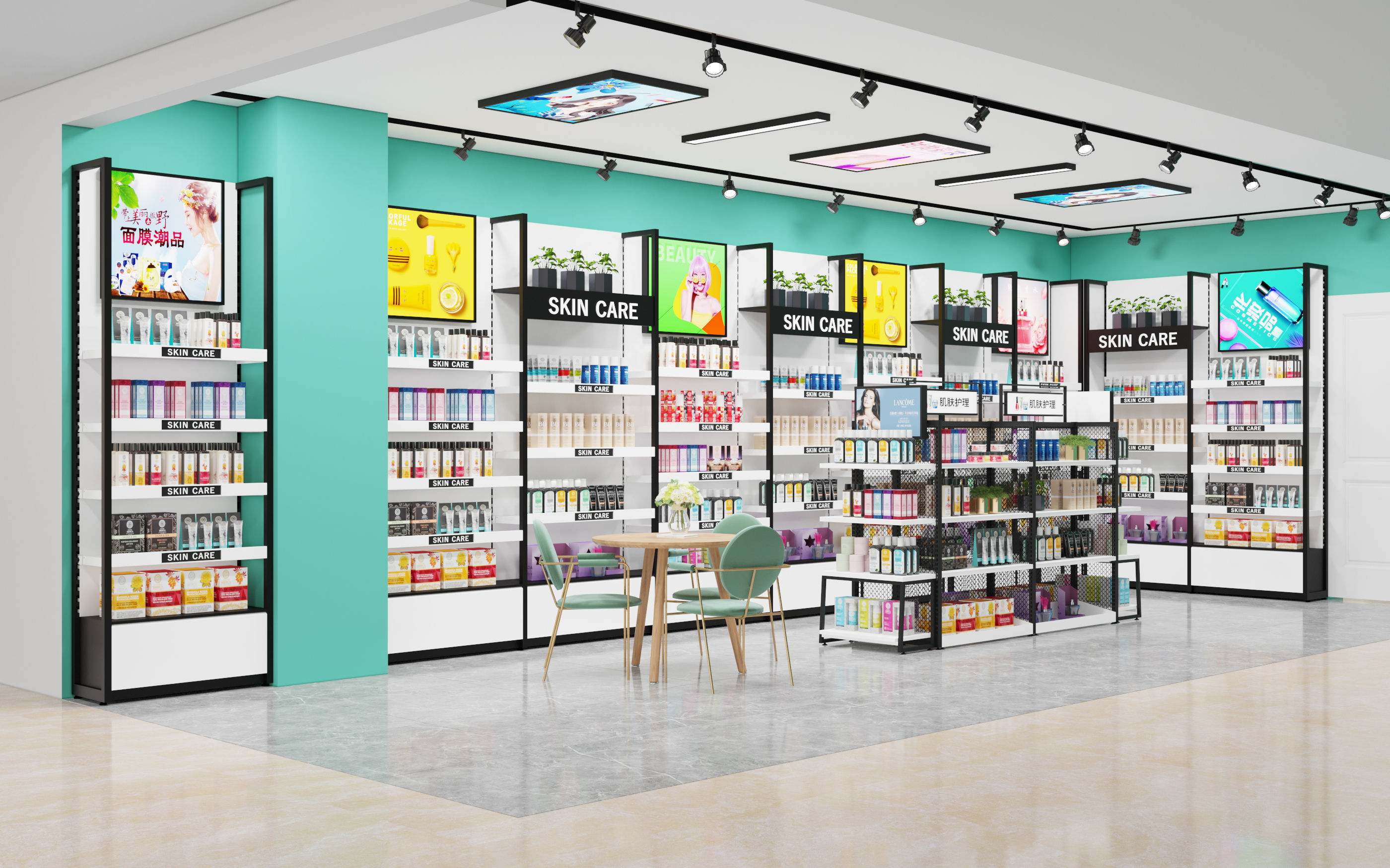 Makeup store 3D model 3D model_2