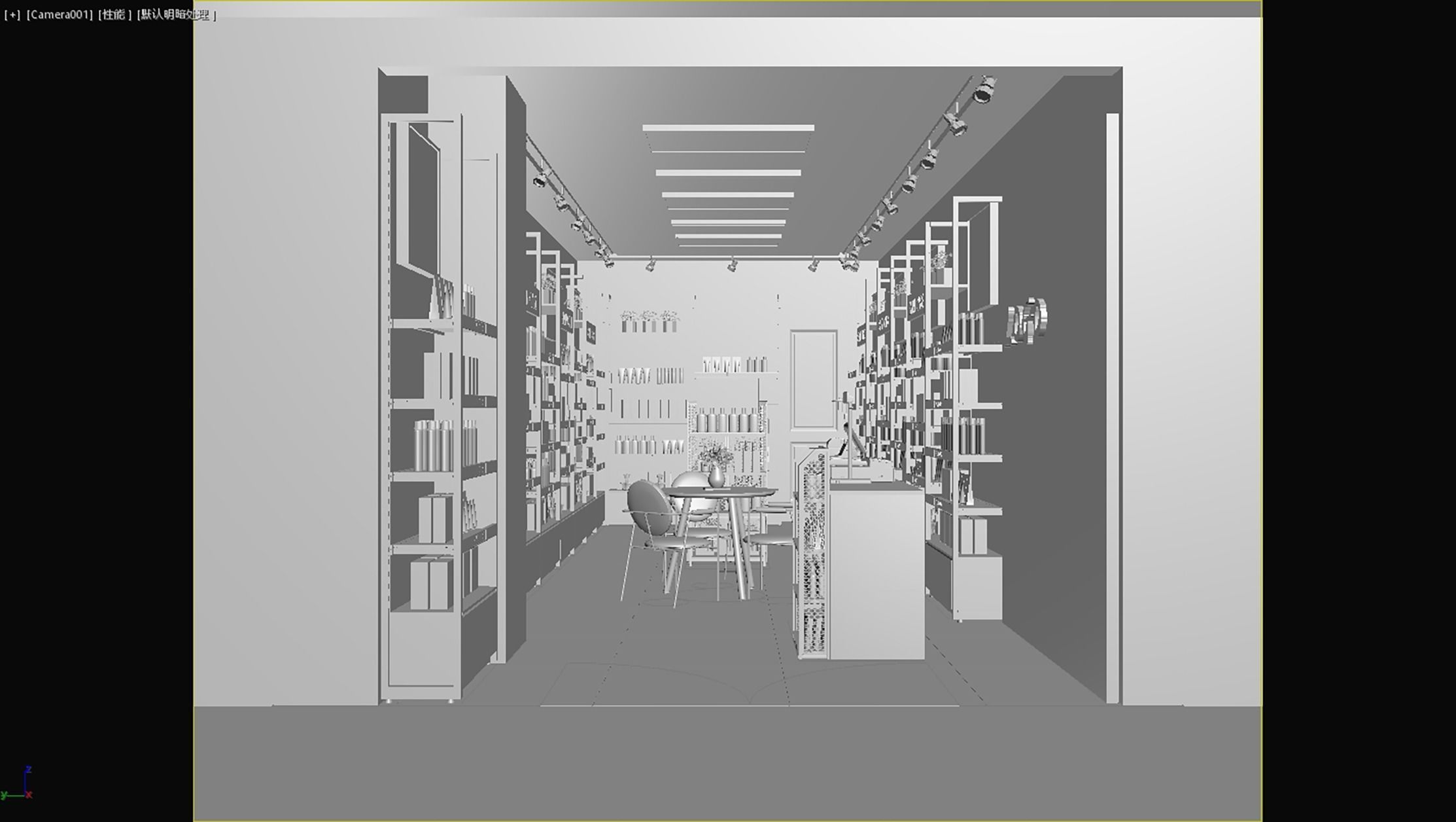 Makeup store 3D model 3D model_7