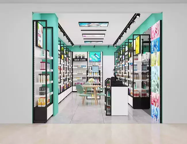 Makeup store 3D model