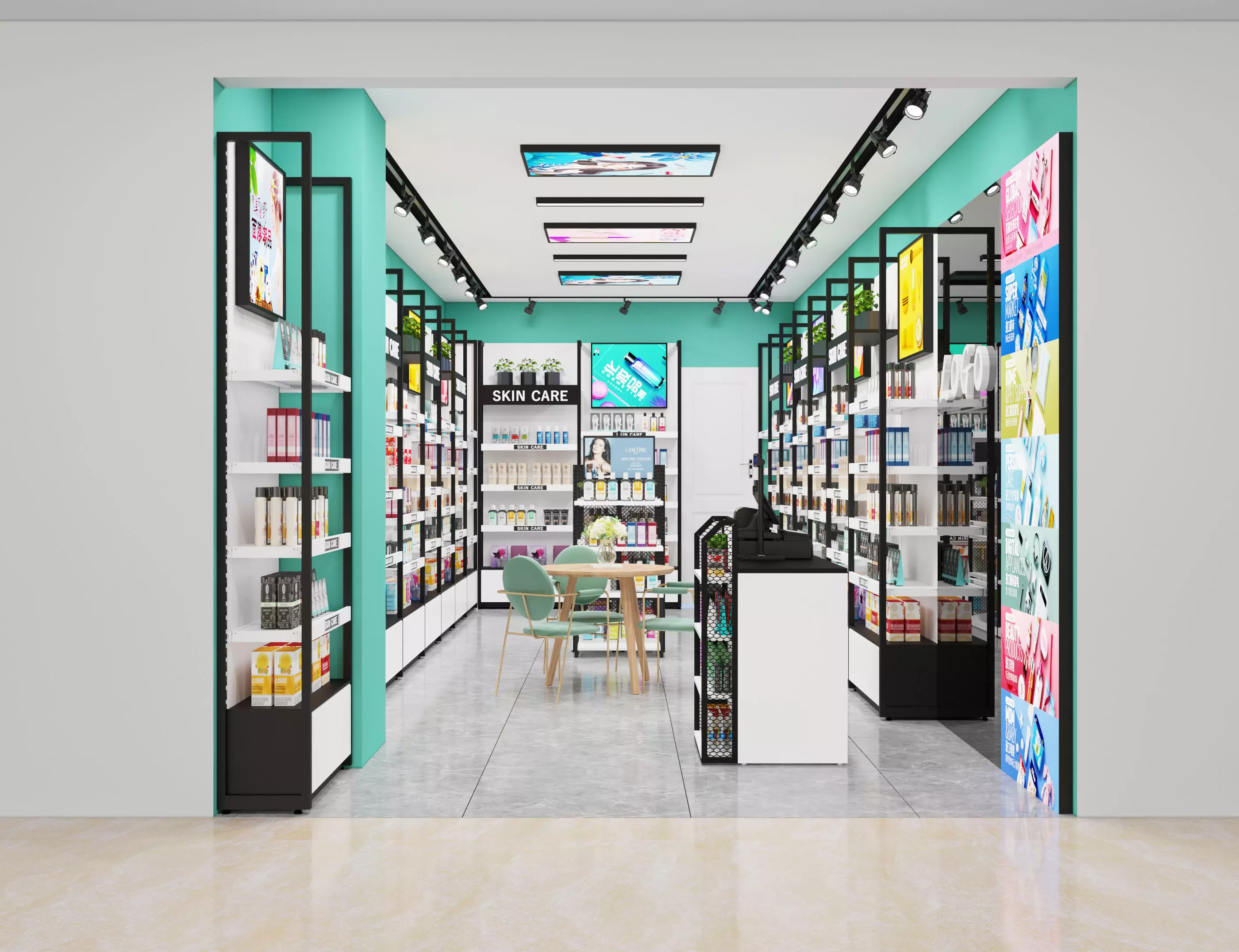 Makeup store 3D model 3D model_0