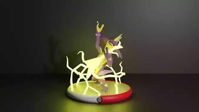 Toxtricity pokemon 3D print model