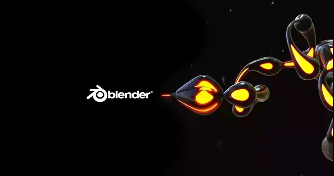 Curve Scaler With Memory Effect - GeoNodes 3D model