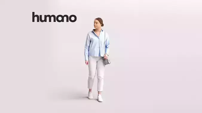 Humano Walking Woman 2201-03 3D model