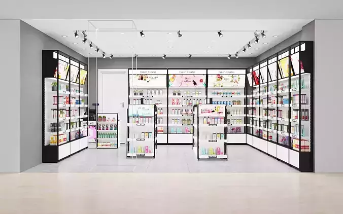 Makeup store 3D model