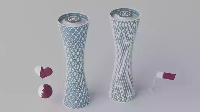 Tornado Tower Doha Qatar Landmark