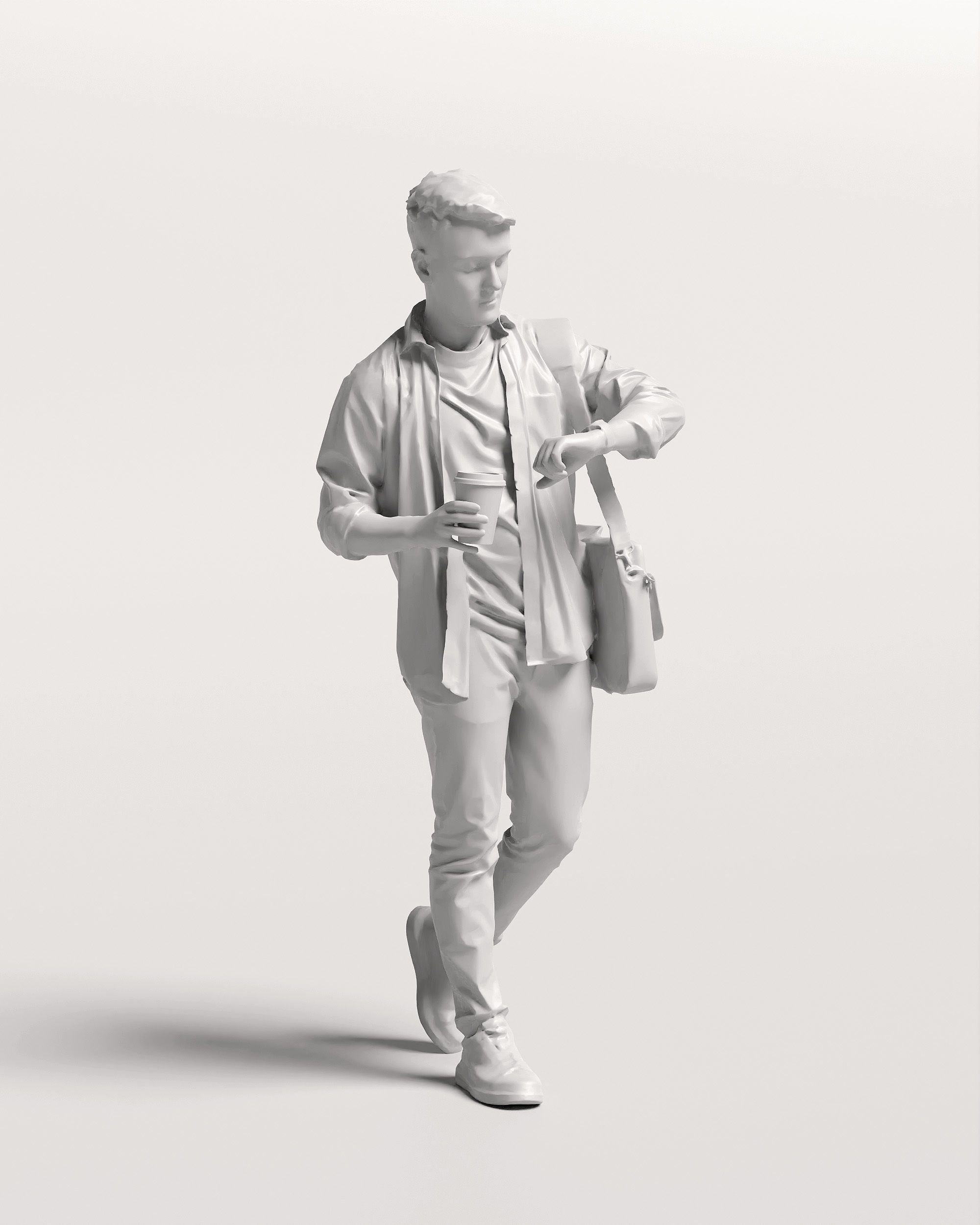 Humano Walking man 034-1855 3D model_13