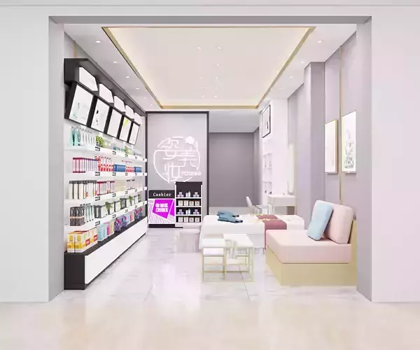 Makeup store 3D model