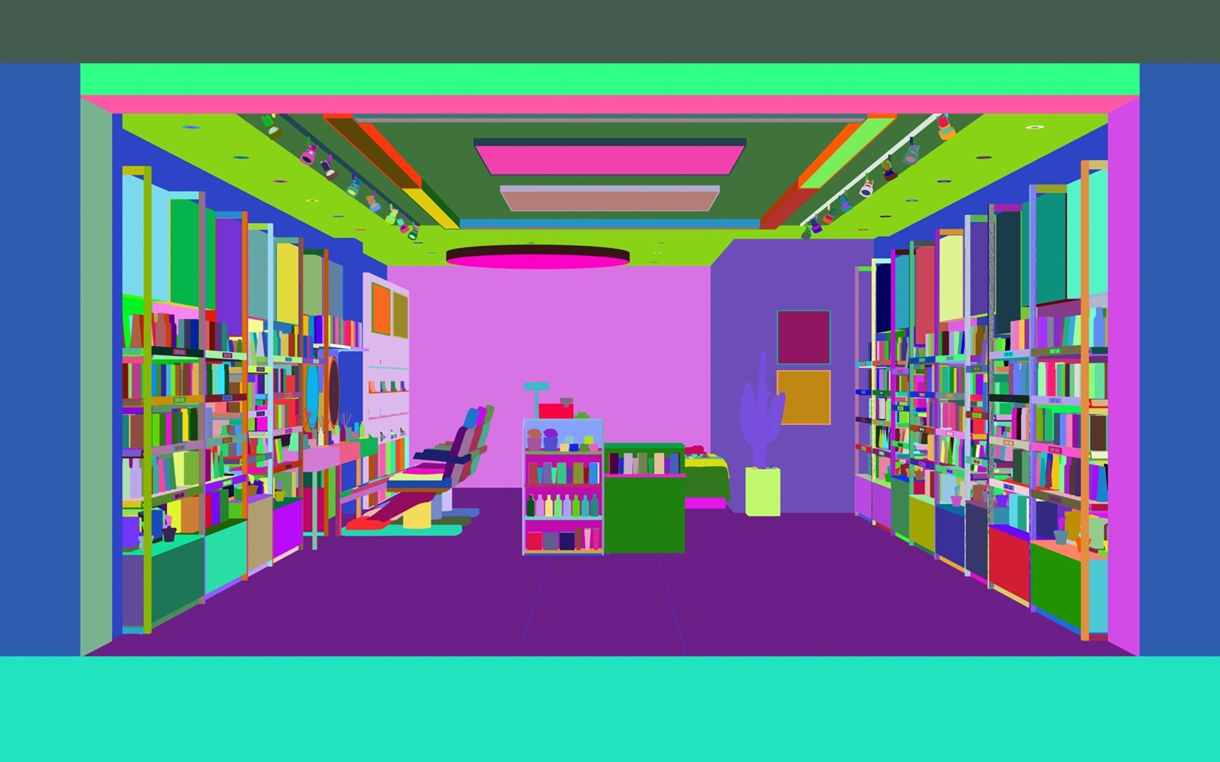 Makeup store 3D model 3D model_4