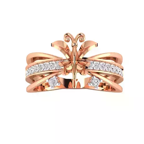  Women Heavy Ring STL OBJ FBX Renders Details