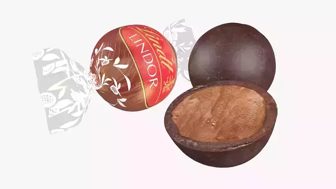 Lindt LINDOR Milk Chocolate 3D model