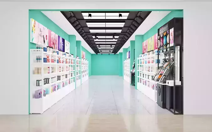 Makeup store 3D model