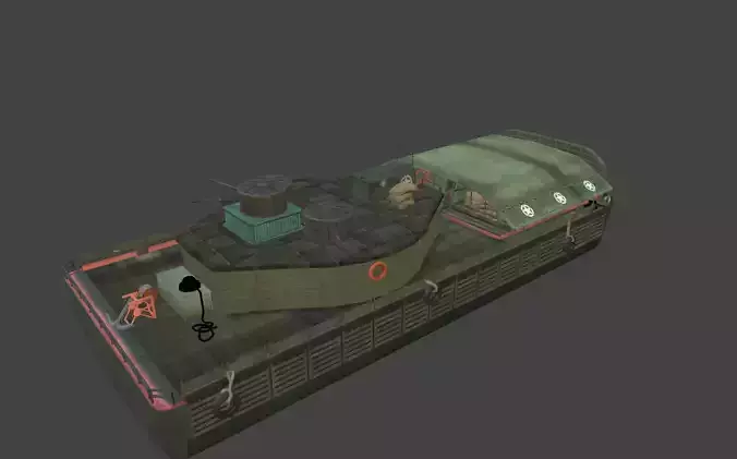 Vietnam troop carrier warship ATC TROOP CARRIER