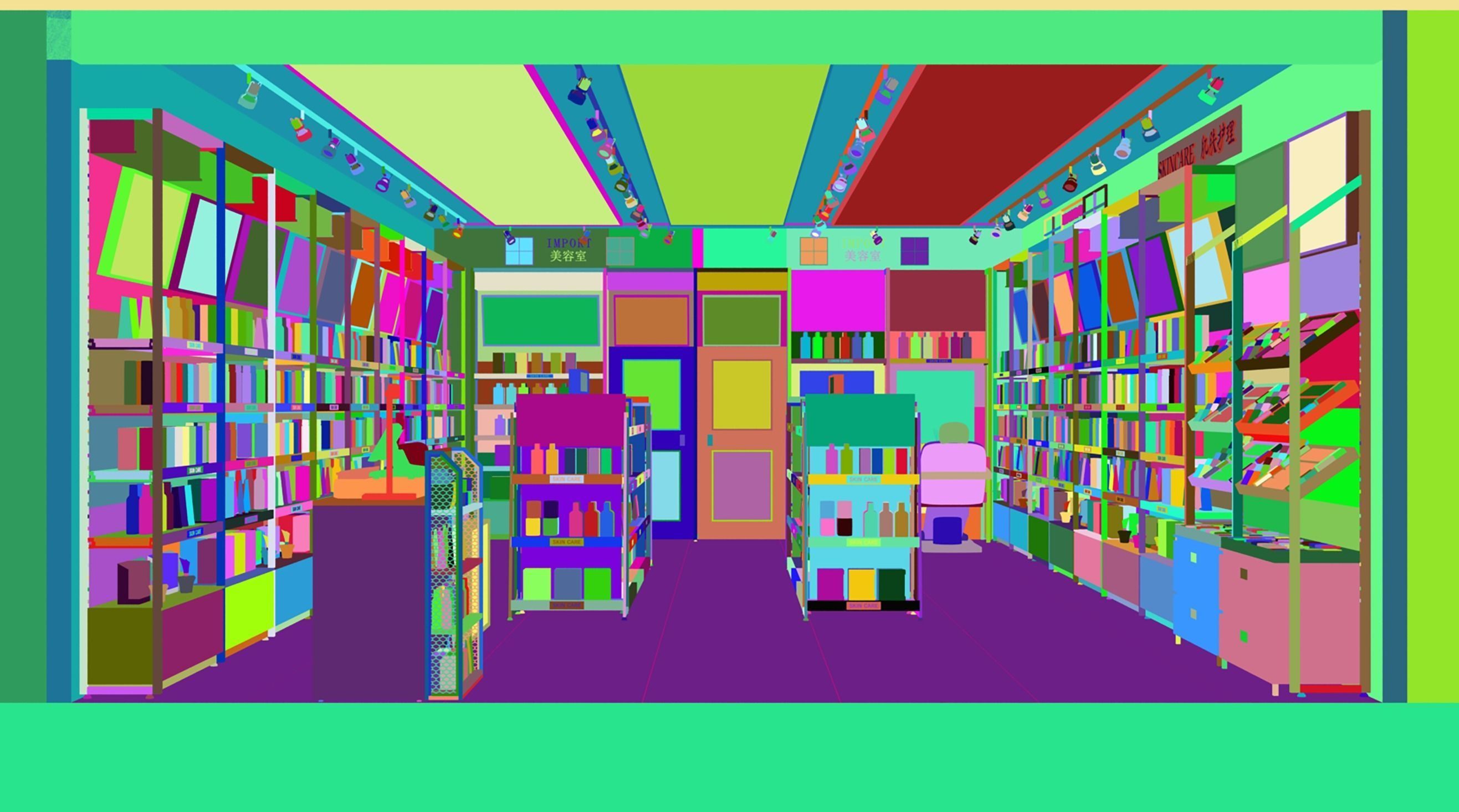 Makeup store 3D model 3D model_5