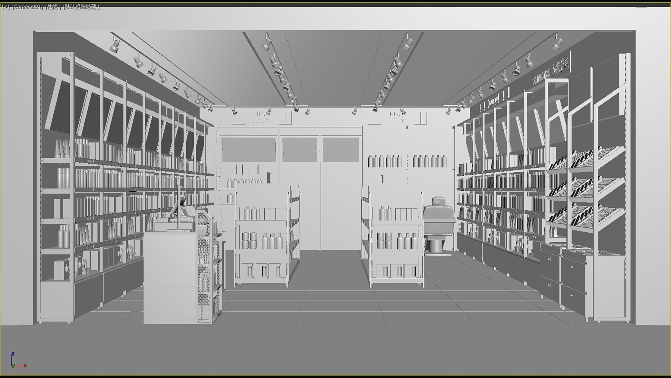 Makeup store 3D model 3D model_6