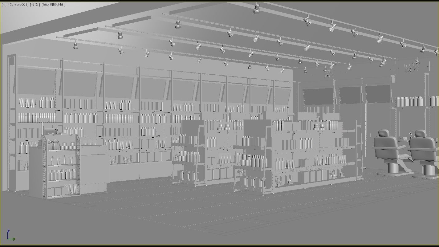 Makeup store 3D model 3D model_11