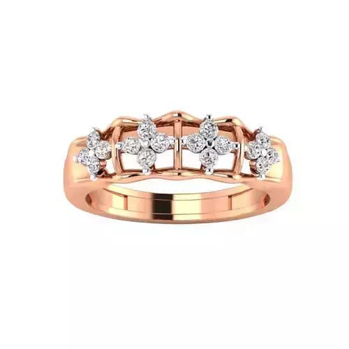 Women Band Ring STL OBJ FBX Renders Details