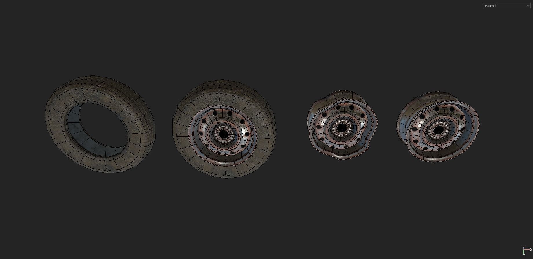 Trash Pack 2 Low-poly 3D model_5