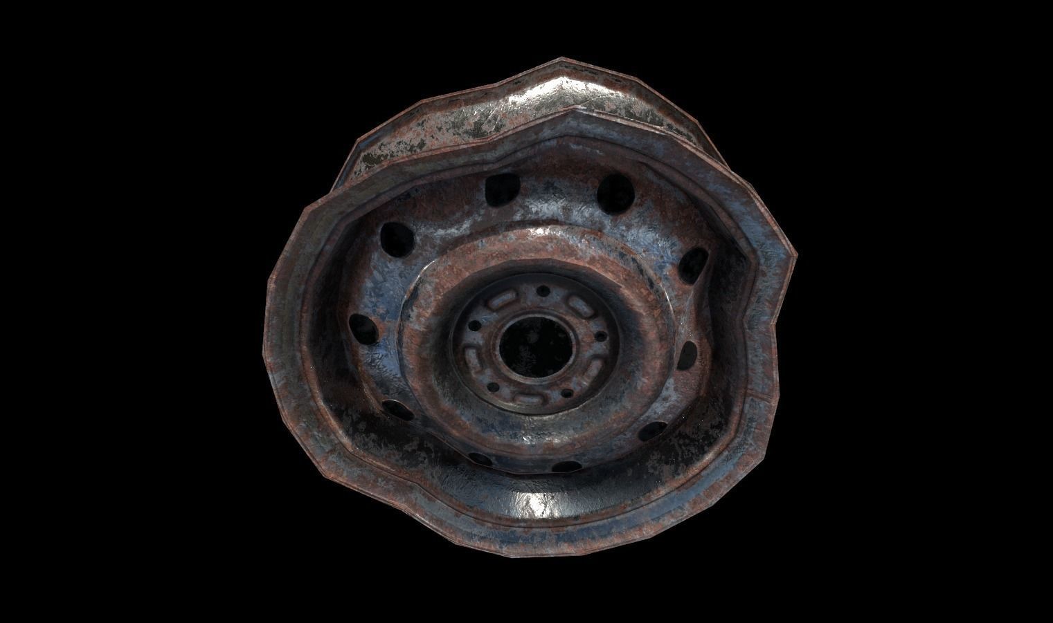 Trash Pack 2 Low-poly 3D model_3