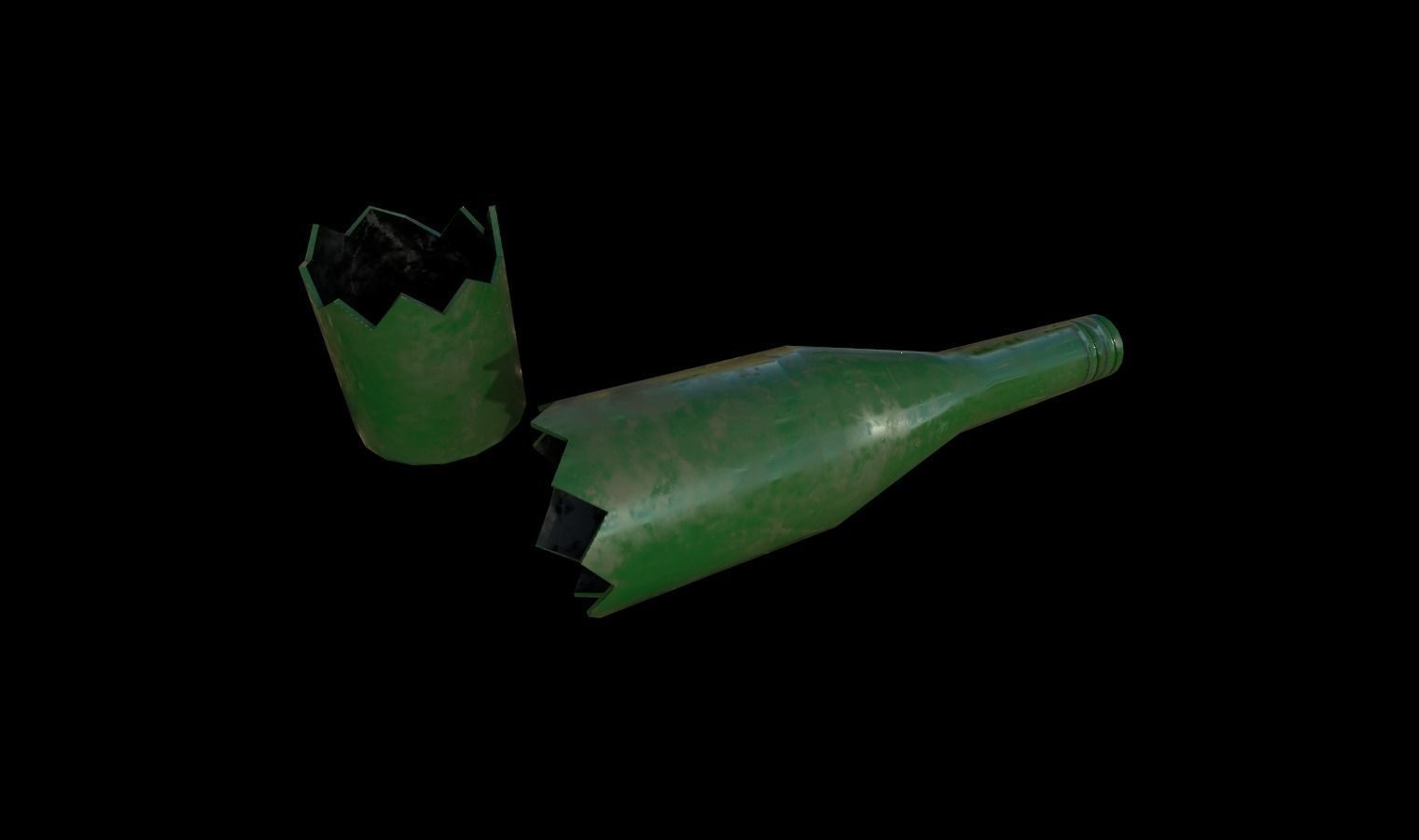 Trash Pack 2 Low-poly 3D model_8