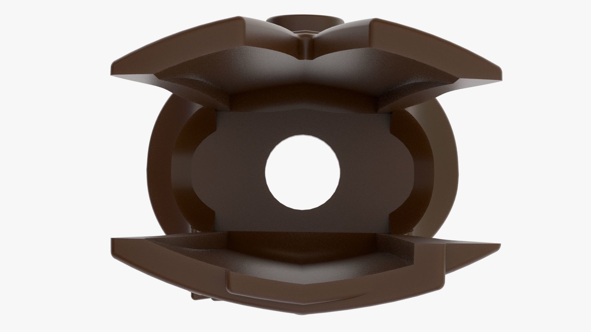 Real Size Lego Coat For Minifigure Low-poly 3D model_8