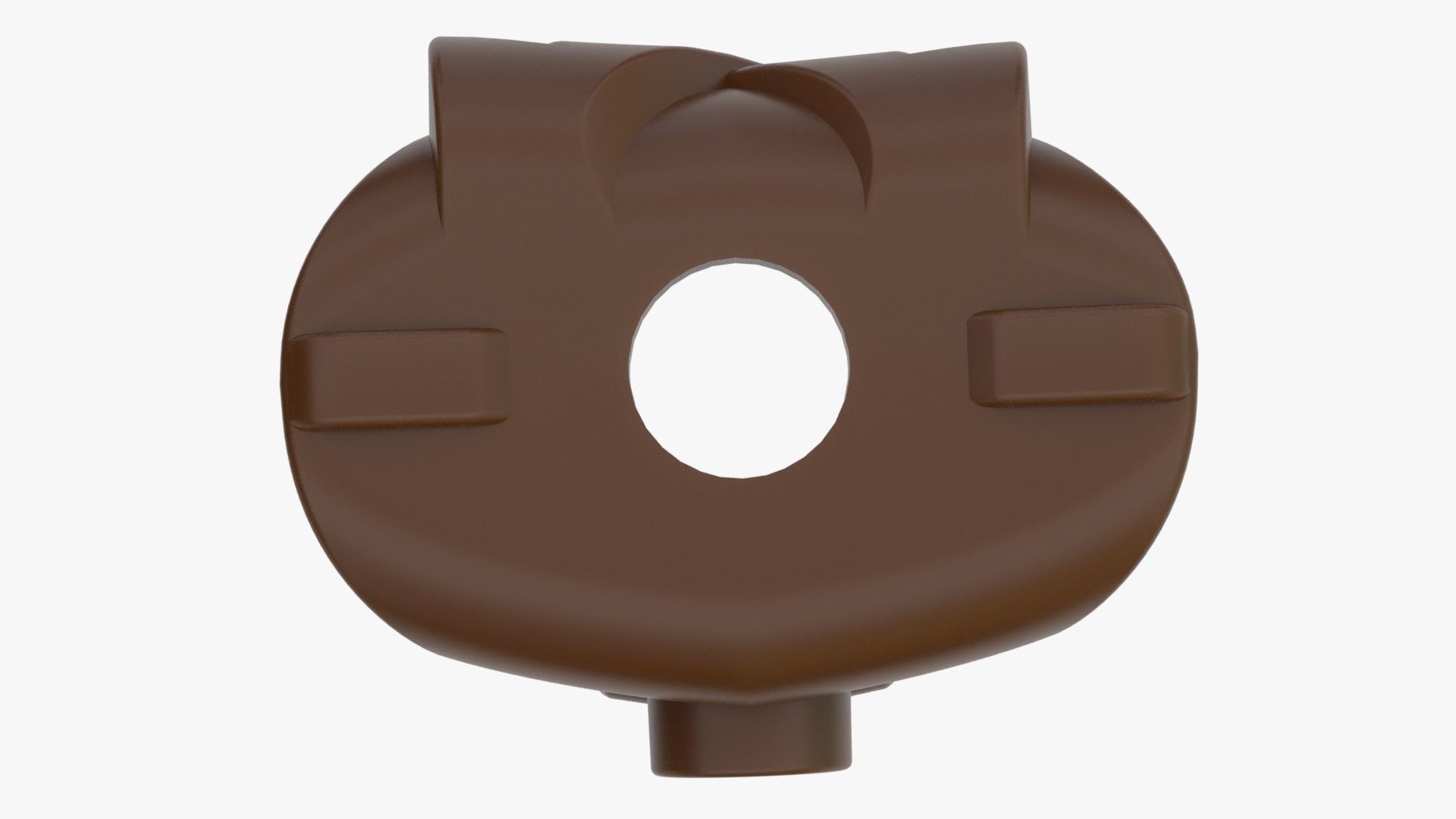 Real Size Lego Coat For Minifigure Low-poly 3D model_9